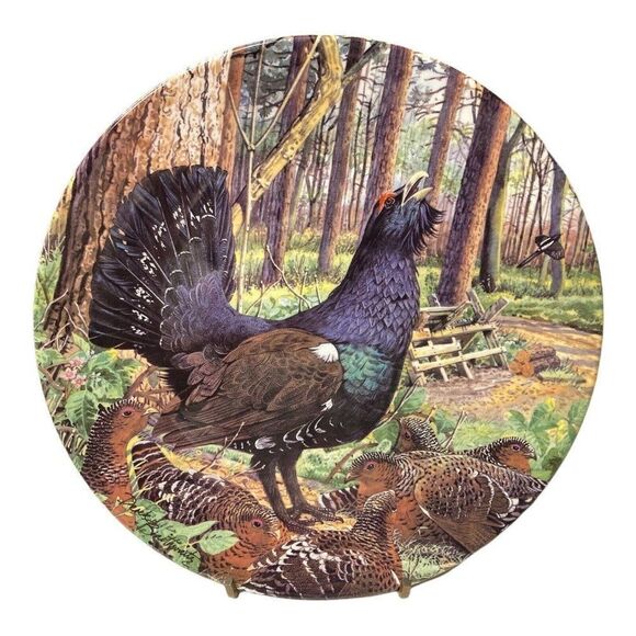 Capercaillie by Derek Braithwaite Royal Grafton English Game Chicken 1988 #A1276 - Picture 1 of 5
